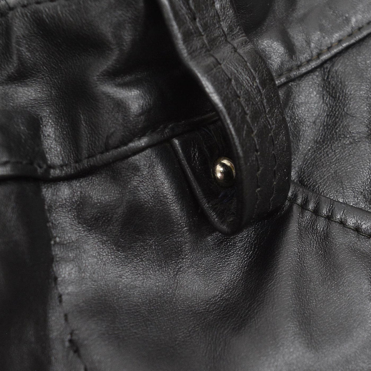 1970's DIJER SPORTSWEAR LEATHER PANTS / MADE IN CANADA ... W34/L27