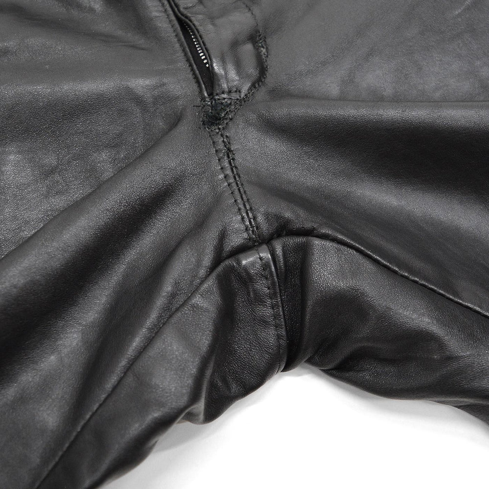 1970's DIJER SPORTSWEAR LEATHER PANTS / MADE IN CANADA ... W34/L27