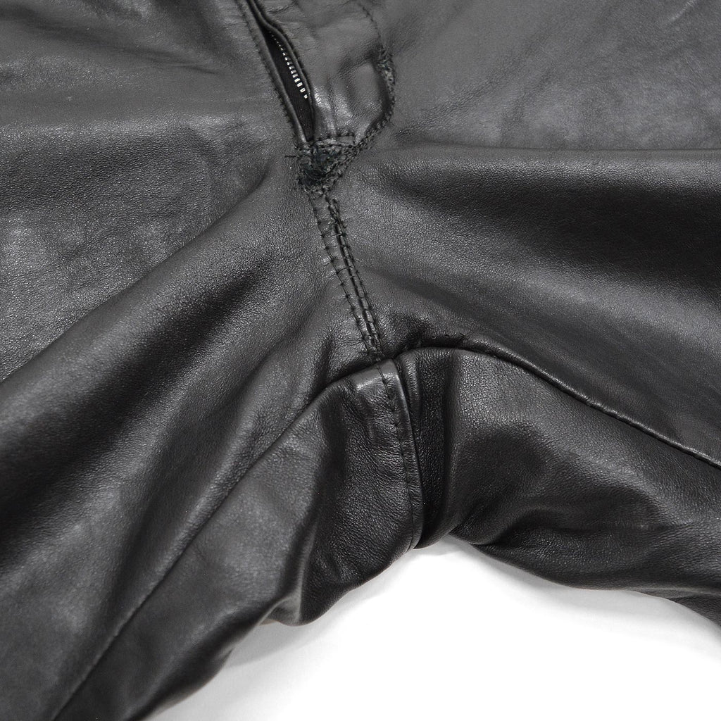 1970's DIJER SPORTSWEAR LEATHER PANTS / MADE IN CANADA ... W34/L27