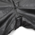 1970's DIJER SPORTSWEAR LEATHER PANTS / MADE IN CANADA ... W34/L27