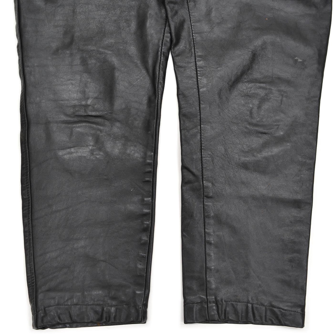 1970's DIJER SPORTSWEAR LEATHER PANTS / MADE IN CANADA ... W34/L27