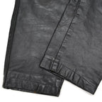 1970's DIJER SPORTSWEAR LEATHER PANTS / MADE IN CANADA ... W34/L27