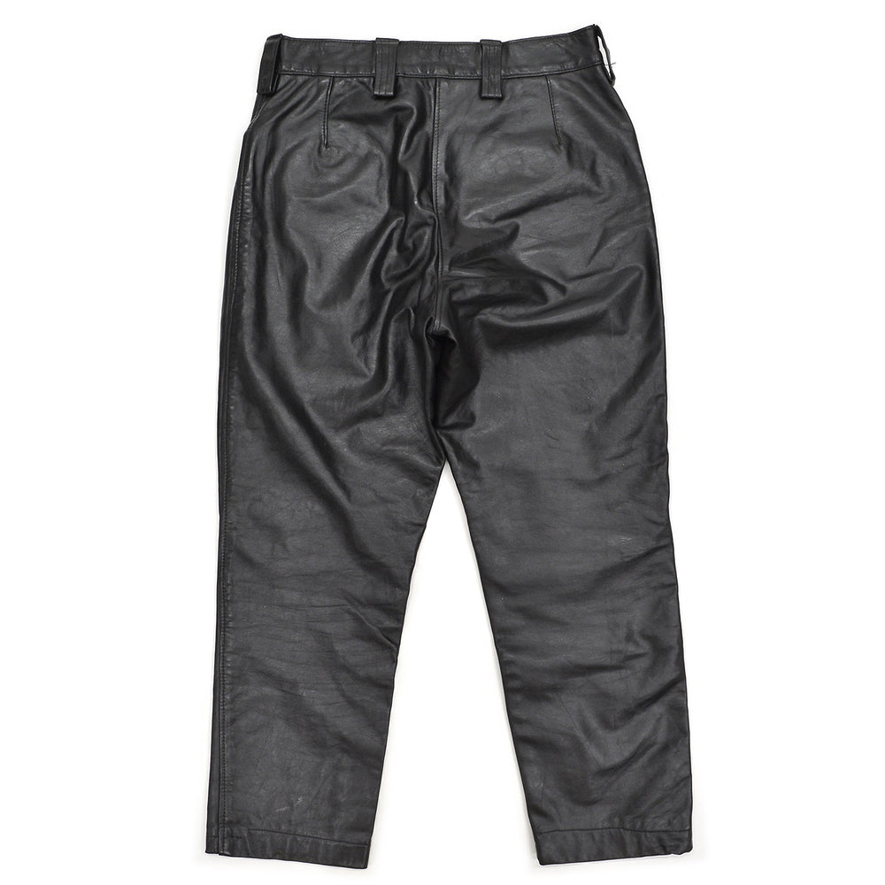 1970's DIJER SPORTSWEAR LEATHER PANTS / MADE IN CANADA ... W34/L27