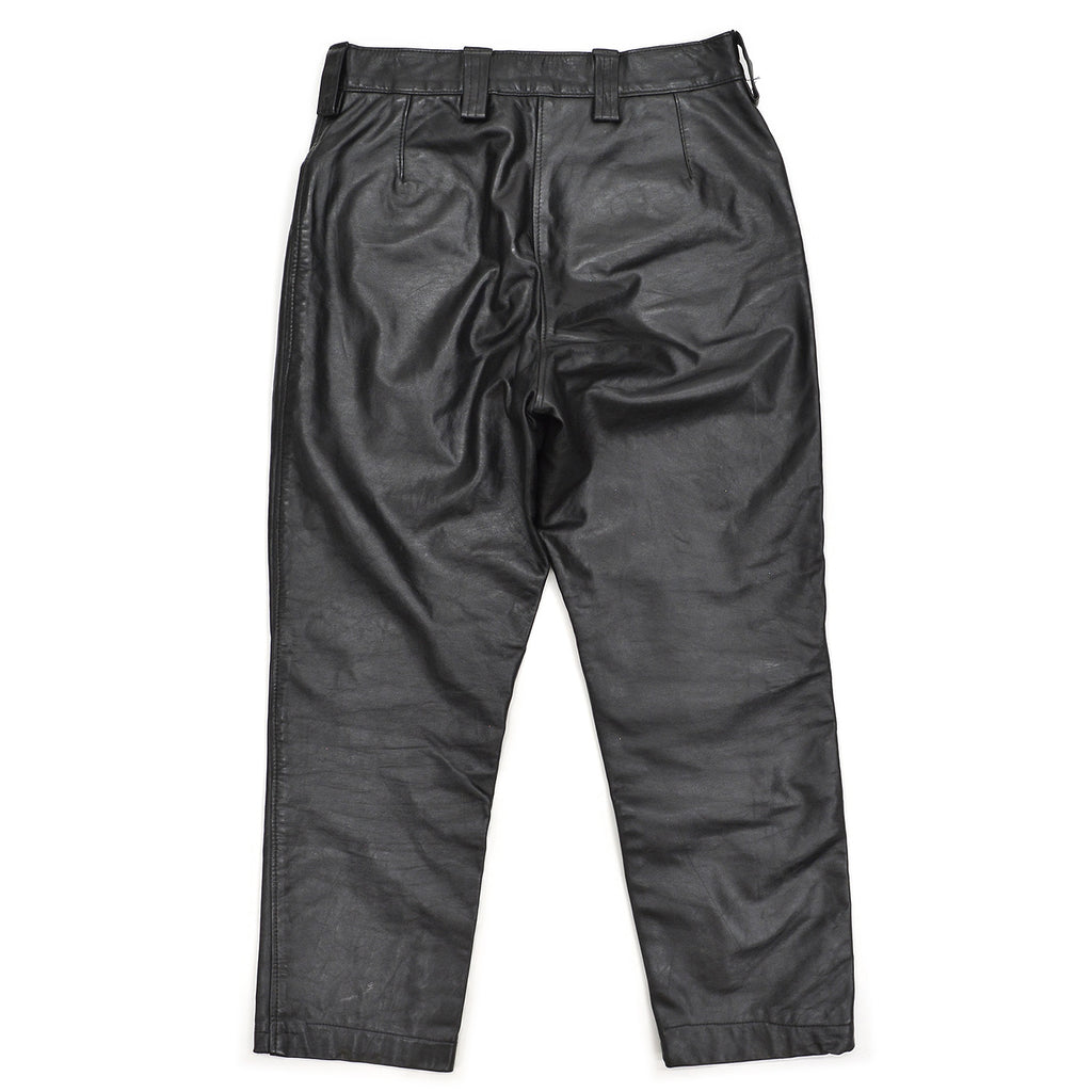 1970's DIJER SPORTSWEAR LEATHER PANTS / MADE IN CANADA ... W34/L27