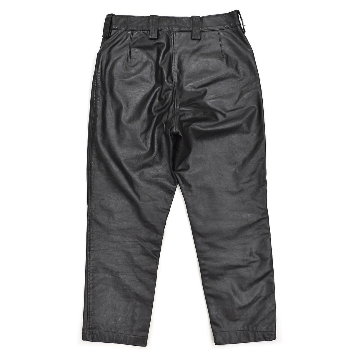 1970's DIJER SPORTSWEAR LEATHER PANTS / MADE IN CANADA ... W34/L27