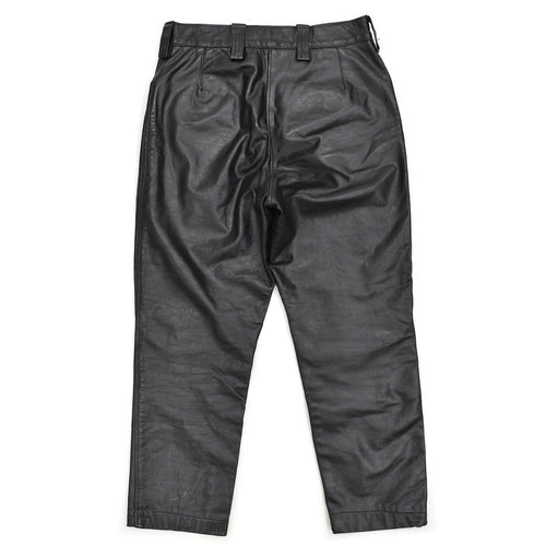 1970's DIJER SPORTSWEAR LEATHER PANTS / MADE IN CANADA ... W34/L27