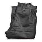 1970's DIJER SPORTSWEAR LEATHER PANTS / MADE IN CANADA ... W34/L27