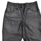 1970's DIJER SPORTSWEAR LEATHER PANTS / MADE IN CANADA ... W34/L27