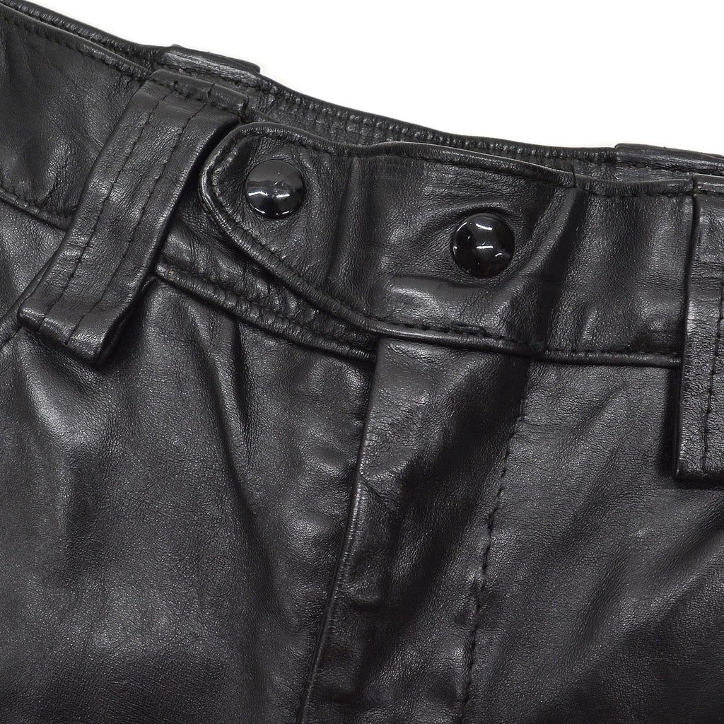 1970's DIJER SPORTSWEAR LEATHER PANTS / MADE IN CANADA ... W34/L27