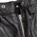 1970's DIJER SPORTSWEAR LEATHER PANTS / MADE IN CANADA ... W34/L27
