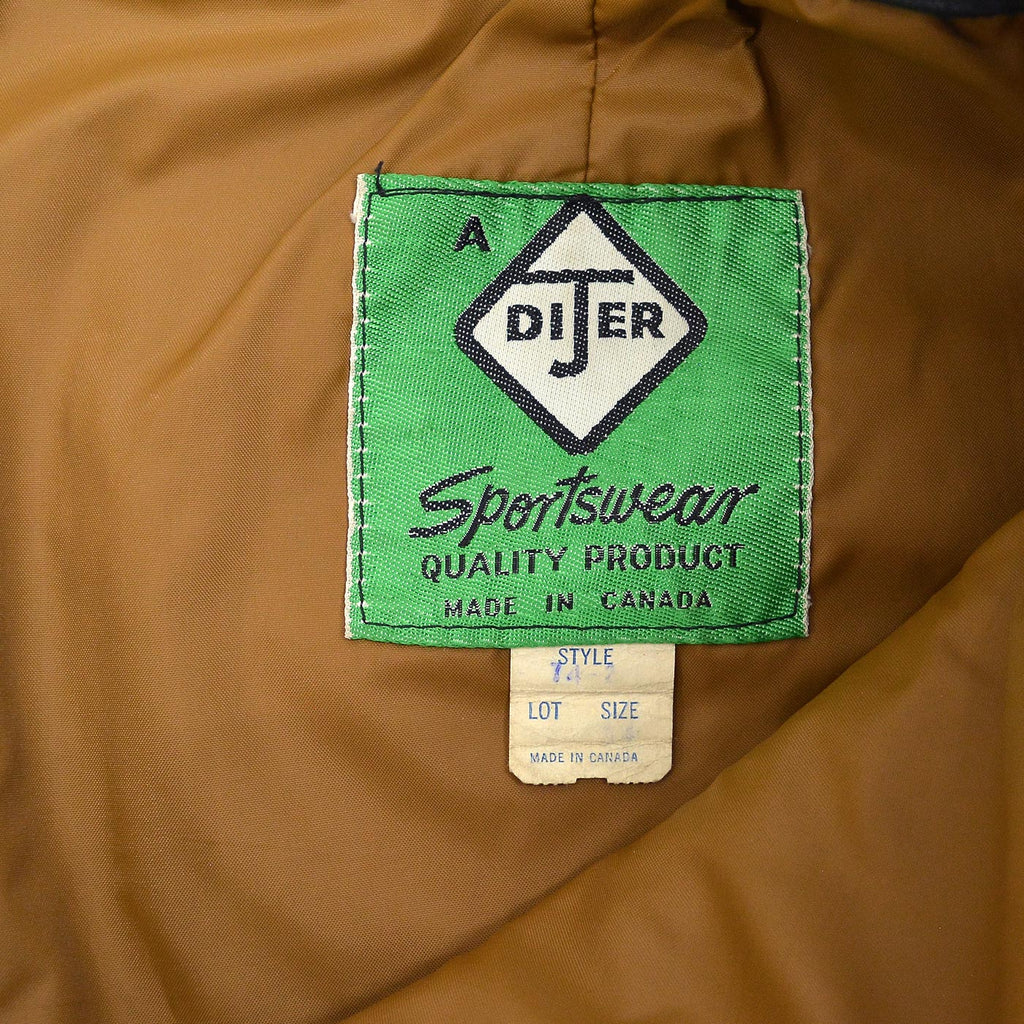 1970's DIJER SPORTSWEAR LEATHER PANTS / MADE IN CANADA ... W34/L27