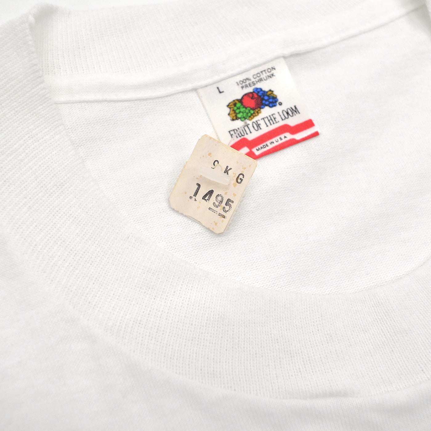 1990's DEADSTOCK FRUIT OF THE LOOM CAN YOU PASS THE ACID TEST? T-SHIRT ... L