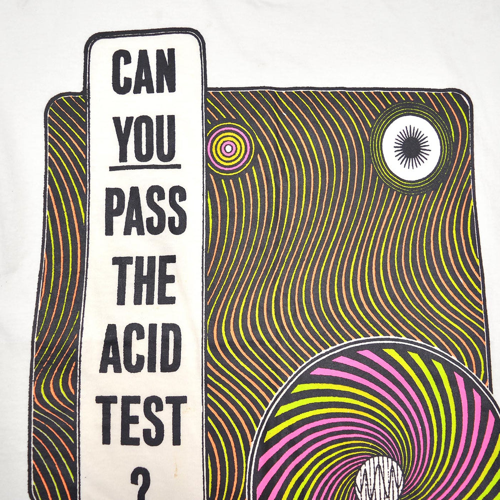 1990's DEADSTOCK FRUIT OF THE LOOM CAN YOU PASS THE ACID TEST? T-SHIRT ... L