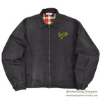 1960's DAN RIVER CAPITOL CHARIOTEERS CAR CLUB JACKET / BLACK ... M