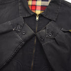 1960's DAN RIVER CAPITOL CHARIOTEERS CAR CLUB JACKET / BLACK ... M