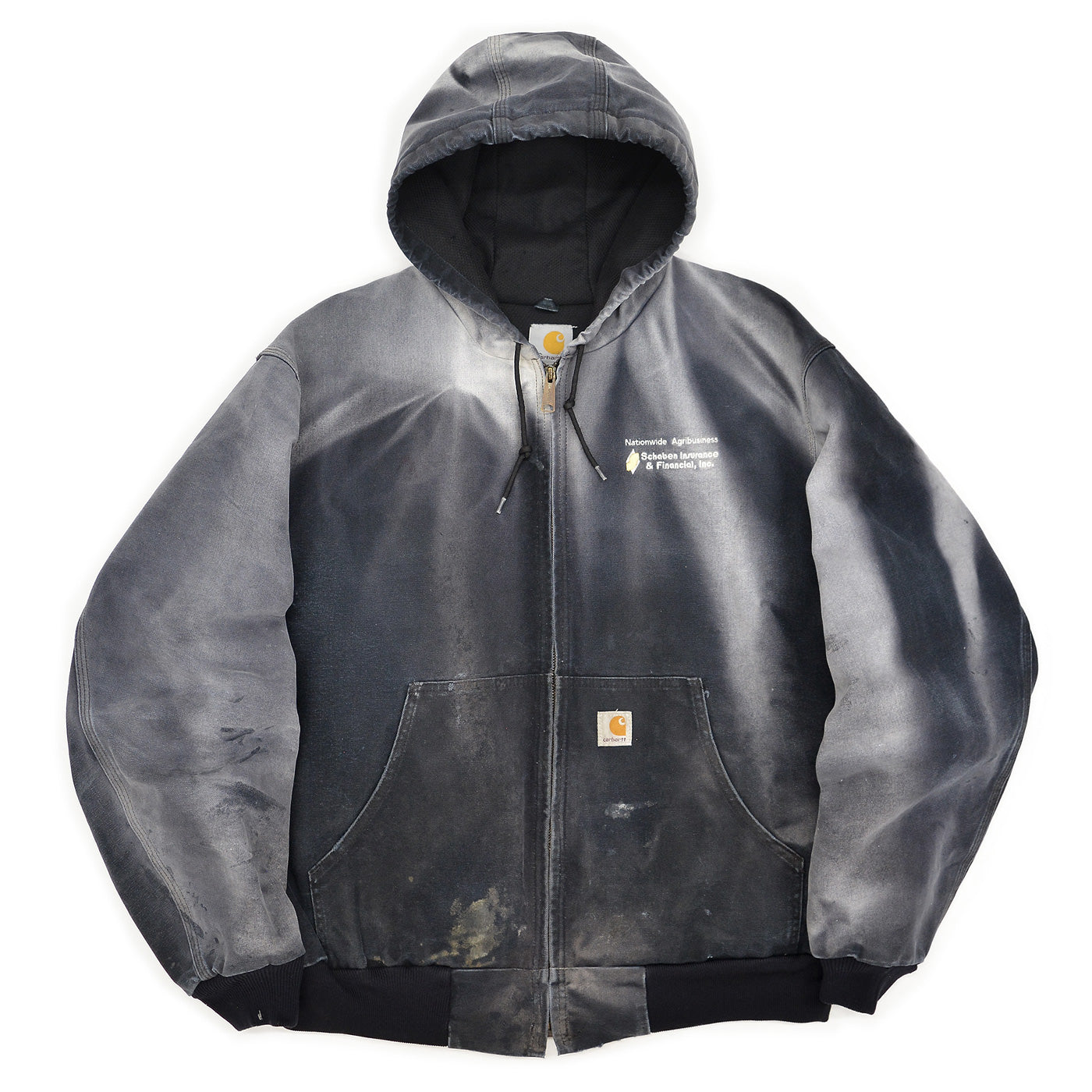 2000's CARHARTT ACTIVE JACKET THERMAL-LINED / CRAZY FADE ... XL