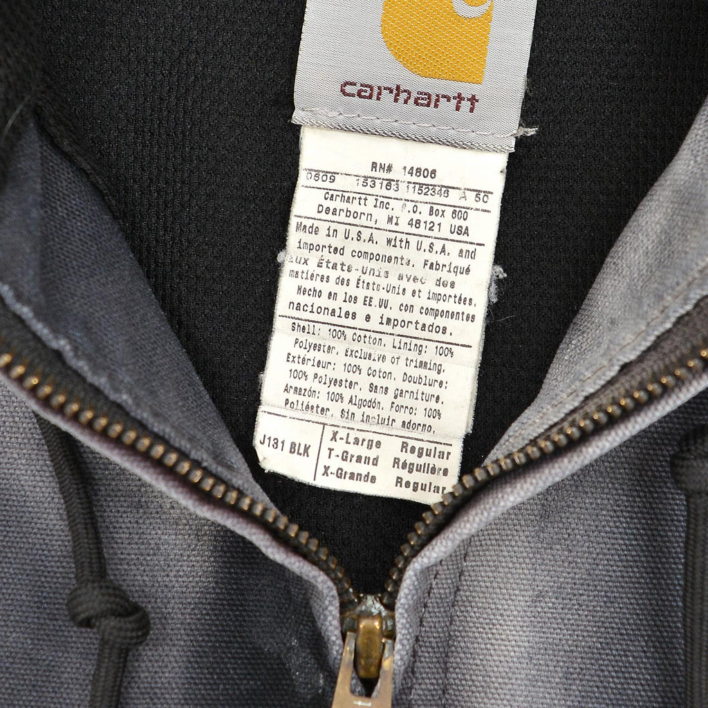 2000's CARHARTT ACTIVE JACKET THERMAL-LINED / CRAZY FADE ... XL