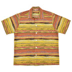 1950's CATALINA EGYPTIENNE PRINT COTTON S/S SHIRT ... M
