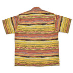 1950's CATALINA EGYPTIENNE PRINT COTTON S/S SHIRT ... M