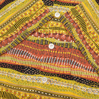1950's CATALINA EGYPTIENNE PRINT COTTON S/S SHIRT ... M