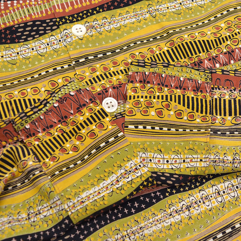 1950's CATALINA EGYPTIENNE PRINT COTTON S/S SHIRT ... M