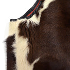 1960's HAIR ON COWHIDE LEATHER FUR VEST...