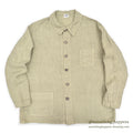 1990's CP SHADES LINEN WORK JACKET / TAN ... L