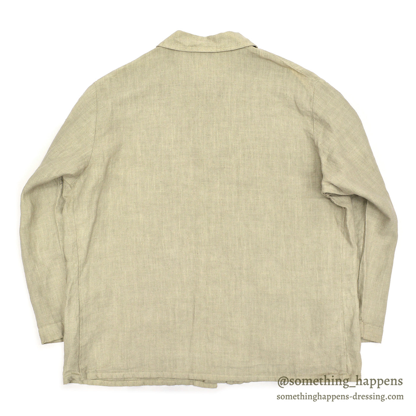 1990's CP SHADES LINEN WORK JACKET / TAN  L – SomethingHappens
