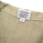 1990's CP SHADES LINEN WORK JACKET / TAN ... L