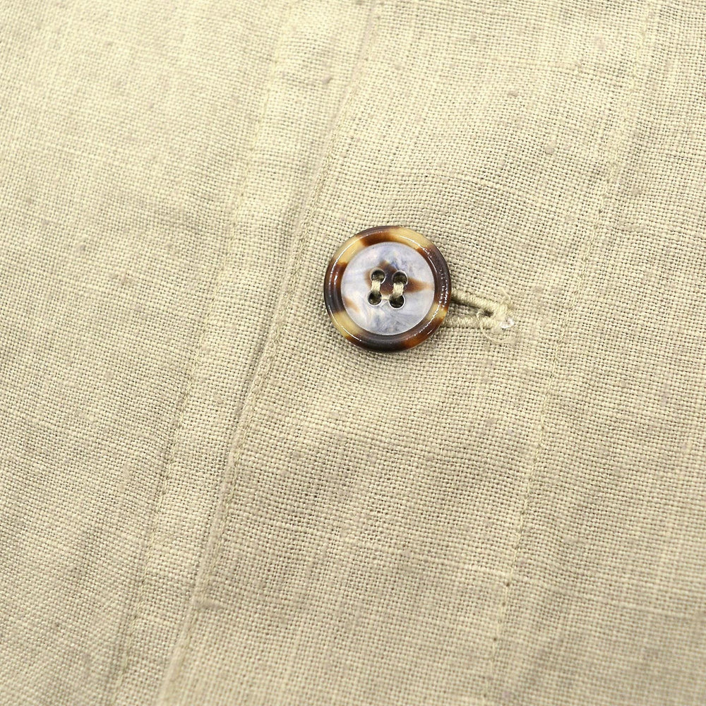 1990's CP SHADES LINEN WORK JACKET / TAN ... L