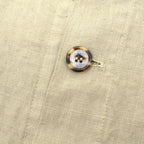 1990's CP SHADES LINEN WORK JACKET / TAN ... L