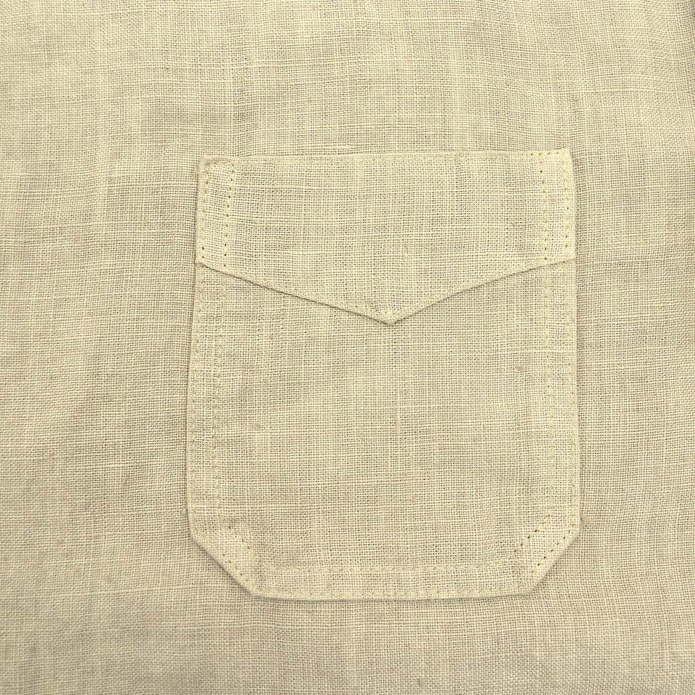 1990's CP SHADES LINEN WORK JACKET / TAN ... L