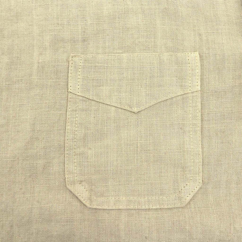 1990's CP SHADES LINEN WORK JACKET / TAN ... L