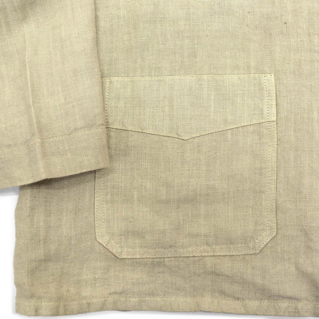 1990's CP SHADES LINEN WORK JACKET / TAN ... L