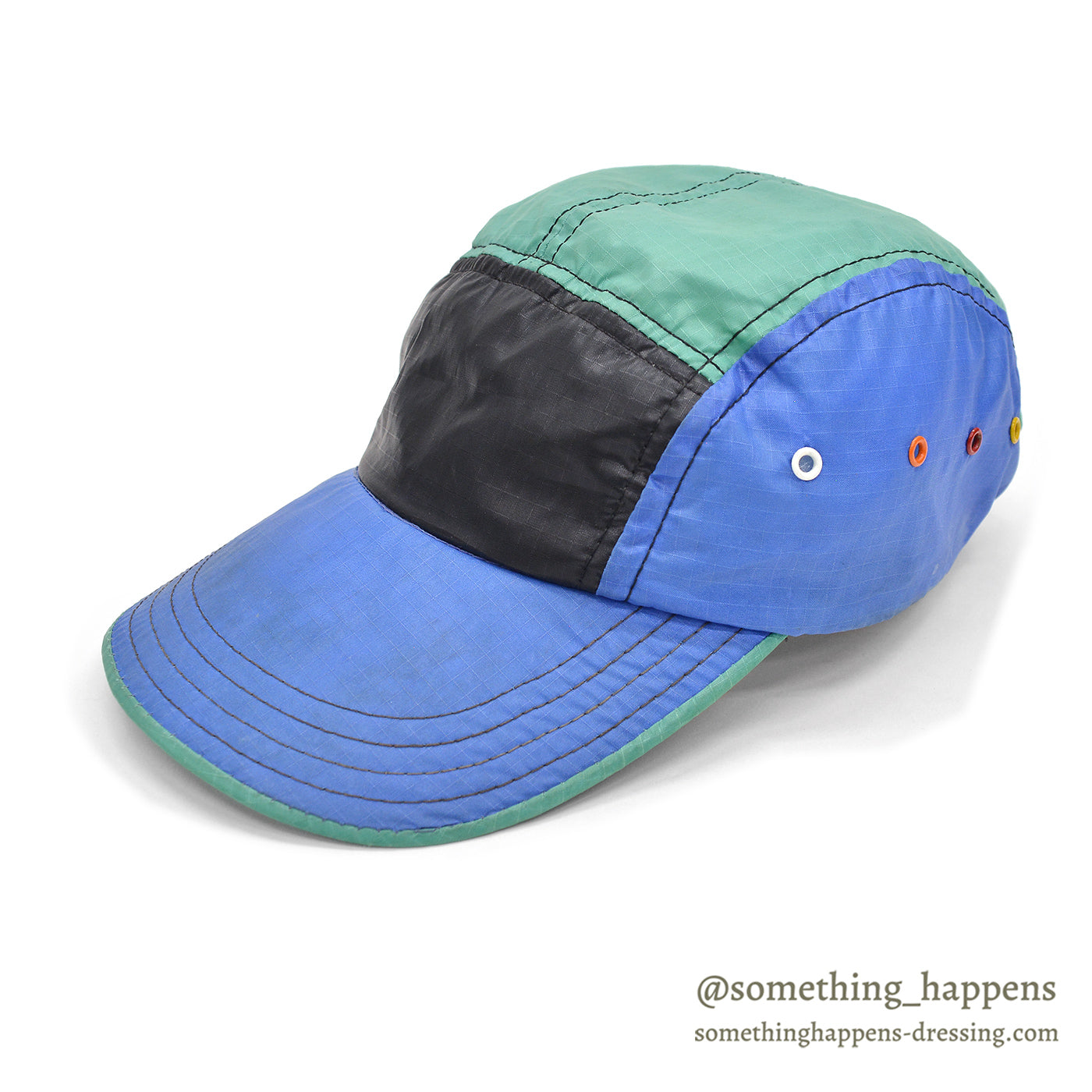 1990's J HATS MULTI COLOR PANEL NYLON CAP / EXTREMELY RARE ...