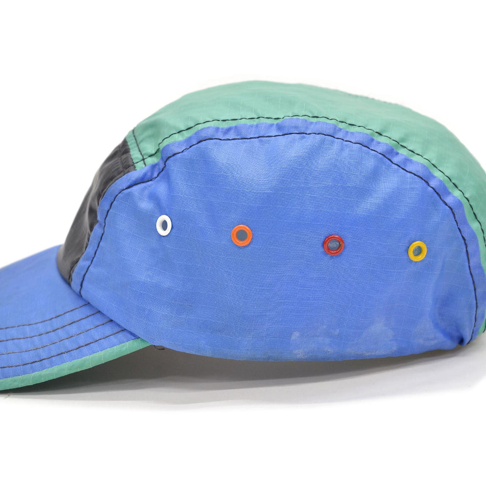 1990s J HATS MULTI COLOR PANEL NYLON CAP / EXTREMELY RARE ...