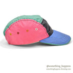 1990s J HATS MULTI COLOR PANEL NYLON CAP / EXTREMELY RARE ...