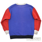 ~1980's OLD MULTI COLOR SINGLE-V SWEAT SHIRT ... L