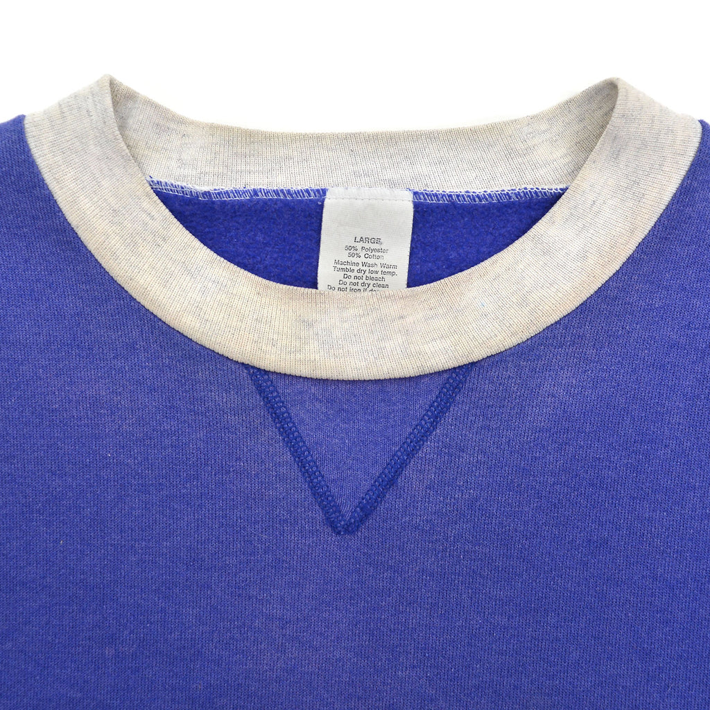 ~1980's OLD MULTI COLOR SINGLE-V SWEAT SHIRT ... L