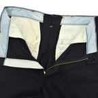 1950's OLD BLACK ALL COTTON WORK PANTS ... W33/L30