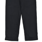 1950's OLD BLACK ALL COTTON WORK PANTS ... W33/L30