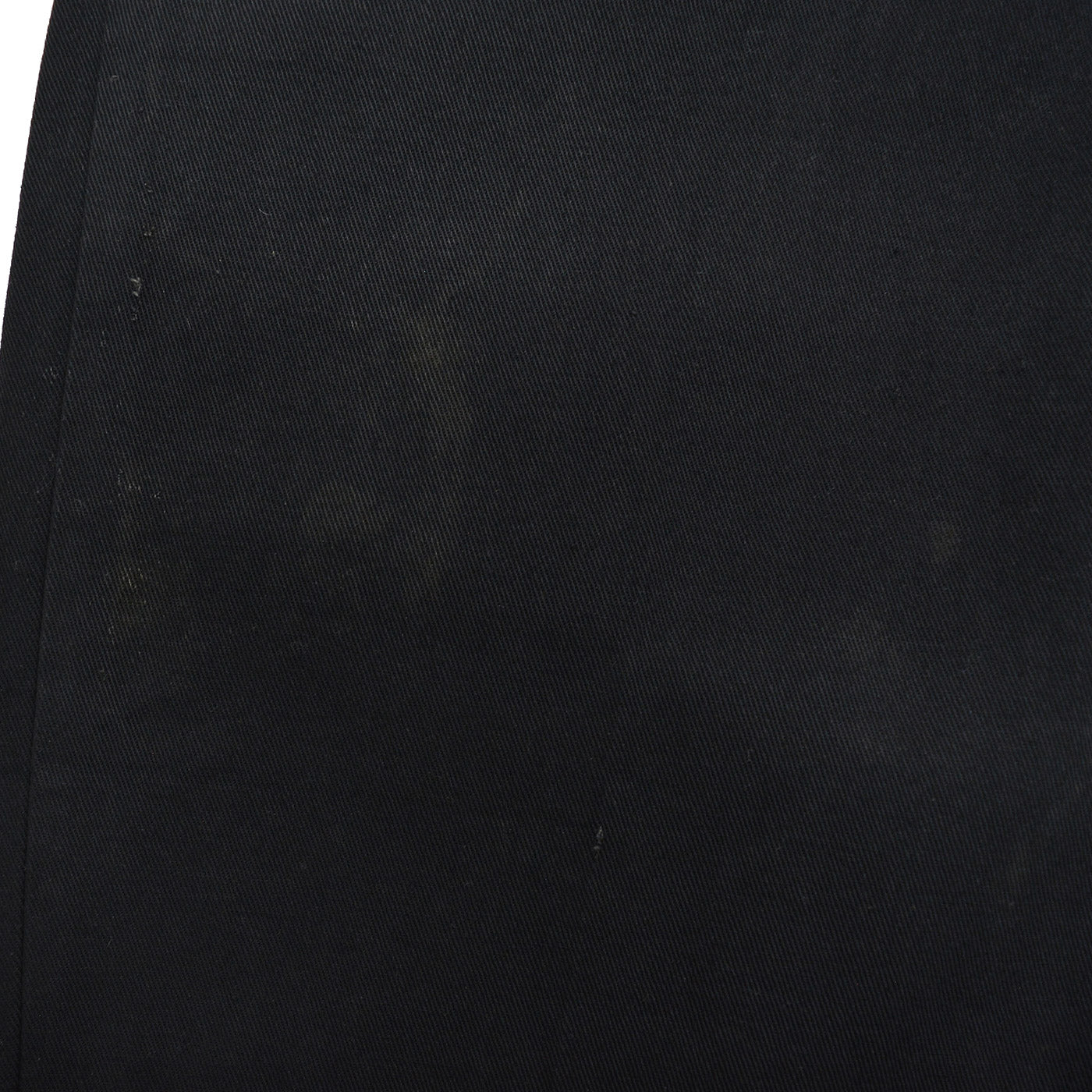 1950s OLD BLACK ALL COTTON WORK PANTS / CHINO ... W33/L30