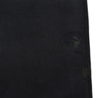 1950s OLD BLACK ALL COTTON WORK PANTS / CHINO ... W33/L30