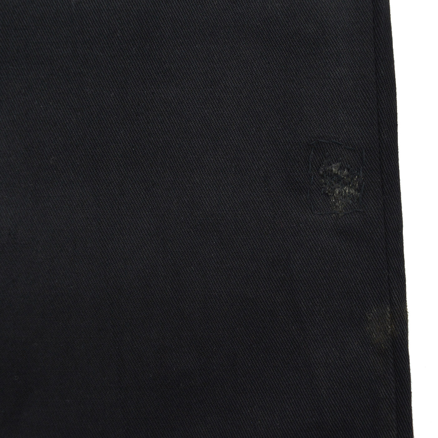 1950s OLD BLACK ALL COTTON WORK PANTS / CHINO ... W33/L30