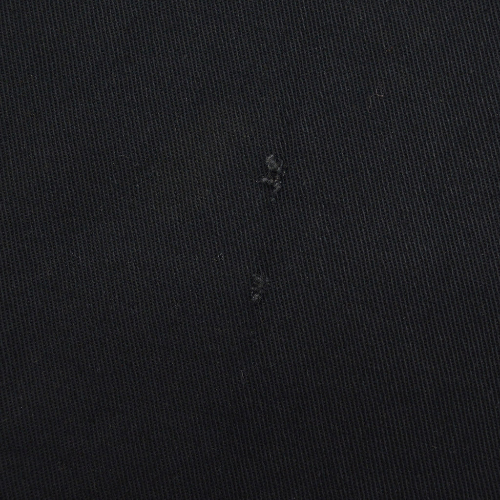 1950s OLD BLACK ALL COTTON WORK PANTS / CHINO ... W33/L30