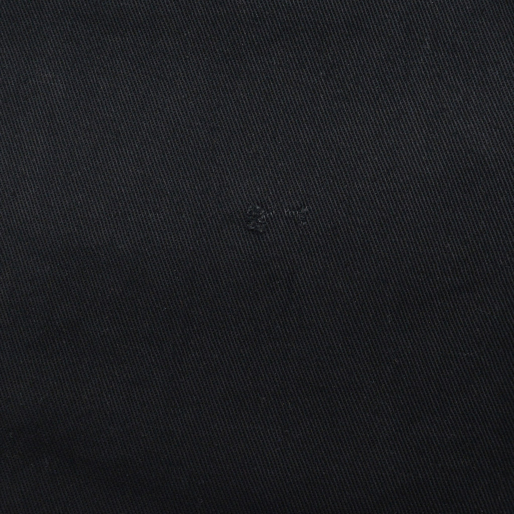 1950s OLD BLACK ALL COTTON WORK PANTS / CHINO ... W33/L30