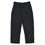 1950s OLD BLACK ALL COTTON WORK PANTS / CHINO ... W33/L30