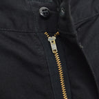 1950s OLD BLACK ALL COTTON WORK PANTS / CHINO ... W33/L30