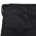 1950s OLD BLACK ALL COTTON WORK PANTS / CHINO ... W33/L30