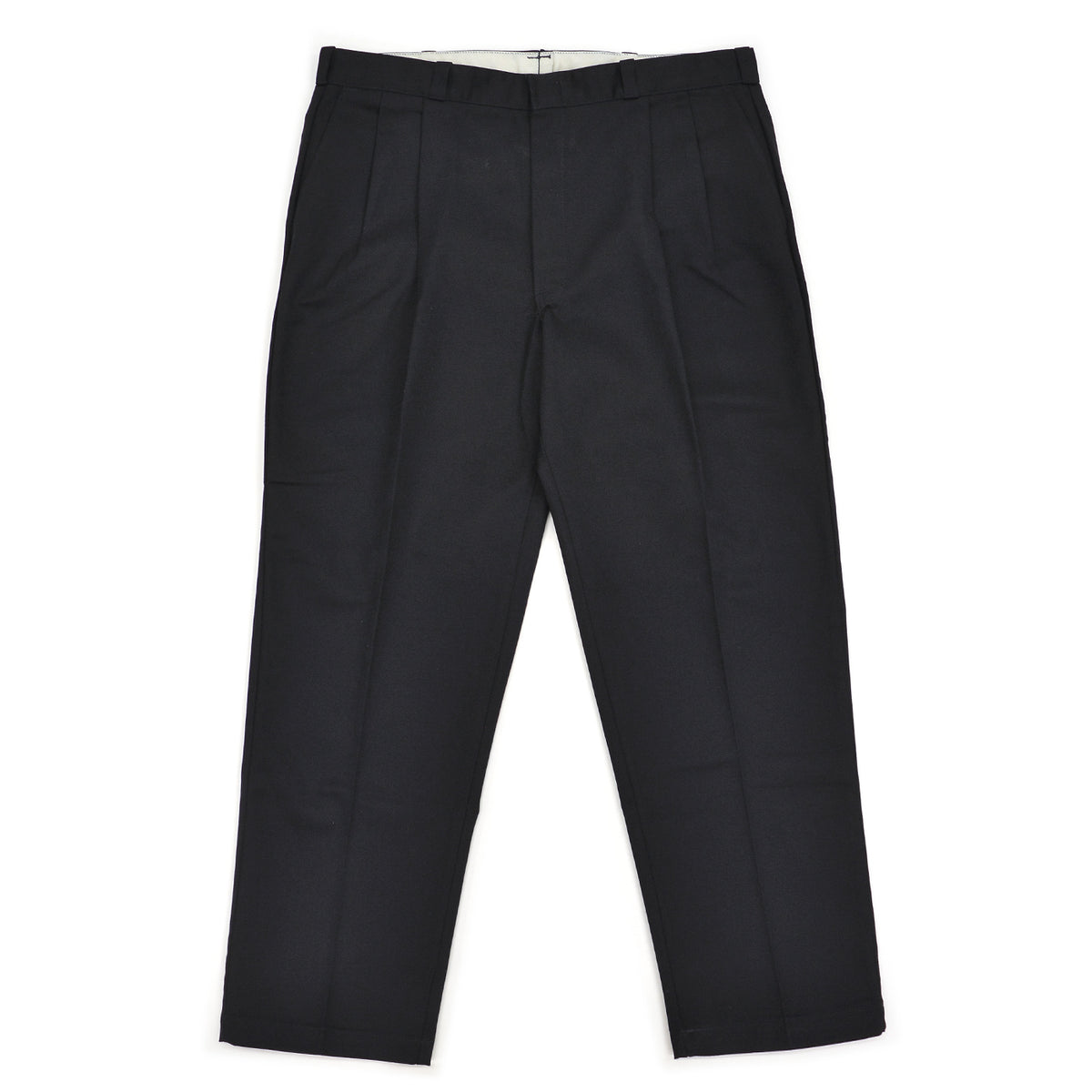 1980s DEADSTOCK DICKIES WORK PANTS / BLACK ... W36/L32